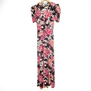Darling Vintage 70’s Floral Dress- Size 9